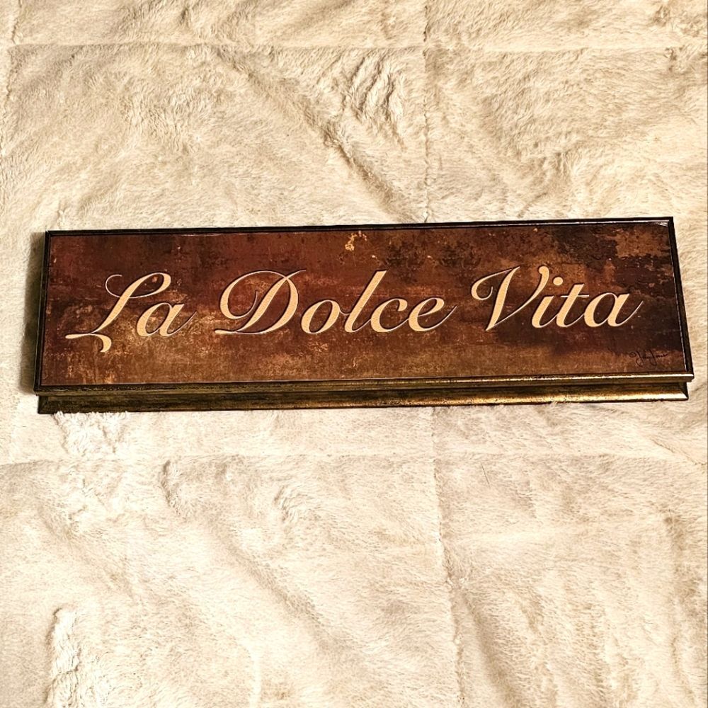 La Dolce Vita Wall Art 19" x 6" x 1.5"